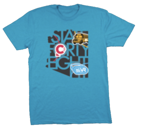 LIMITED EDITION "VR Blue" State Forty Eight x Act One Crew Neck
